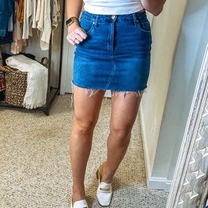 STS Blue Nordstrom Emily Stretch Denim Mini Skirt